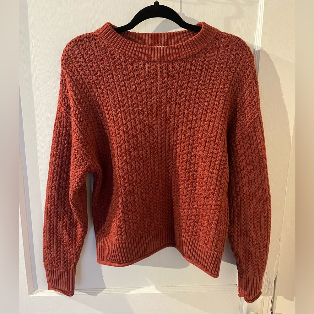 Universal Thread Burnt Orange Knit Sweater Size Small